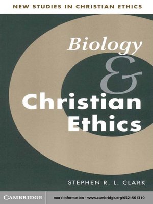 cover image of Biology and Christian Ethics